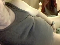 Grandpa stroke on webcam, ginormous, stroke