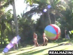 2 Frat Studs Deep Throating Each Other S Jizz-Shotguns Outdoors