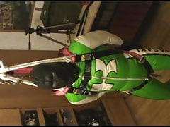 Green and white - suspended bikerslave