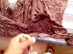 My stepmommy and stepsister panties' my masturbation part-2