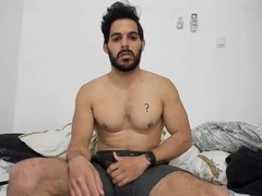 Muscular hunk Sorddsix indulges in hairy muscle fetish play and intense spanking session