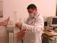 Policeman medical exam