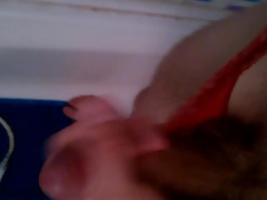 Jerking off in NOT sisters panties