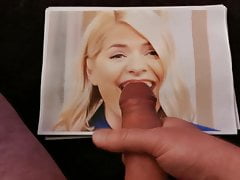 Holly Willoughby cum tribute 80 getting another load of cum