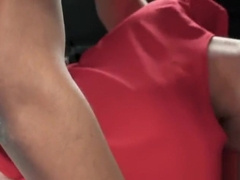 Twink rides black cock bareback