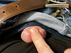 Tom Rivers Plays with His Cock and Balls and Shoots All Over