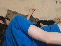 Sexy Sasha Earth indulges in hot solo anal play, exploring her naughty side