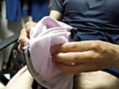 Getting off, underpants, milking