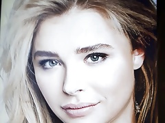 Cum Tribute #1 To Chloe Moretz By: Jeicum