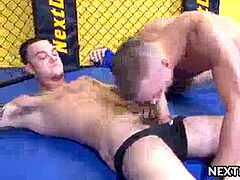 athletic jocks Cliff Jensen and Steven Daigle anal invasion pound