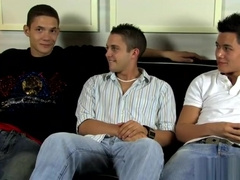 Trevin, Michael e Ty gozando juntos