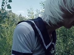 Monster Salami and his Femboy in Public