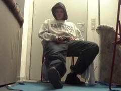 Baggy pissing and cumming