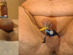 New estim session after vasectomy filled with stimulating audio for an interactive cum experience!