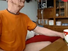 grandpa jerk off his cock 8