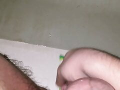 anal orgasm with a toothbrush
