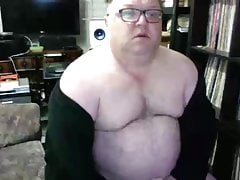 Daddy strokes on cam