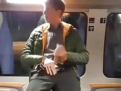 Boy in Train wankin