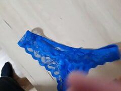 Cum on Girls Blue Panties