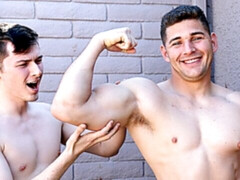 Post-massage anal with Max Summerfield and Neal Peterson