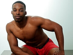 Masson Shores masturbates after doing a few push-ups