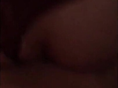 Crimson G-string Crossdresser Assfuck with Bulky Top