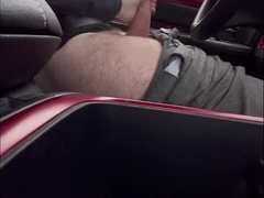 Inhaling meaty boner on public road