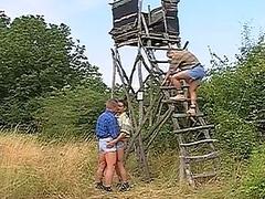 Three Gay Guys Have Steamy Group Sex Outdoors
