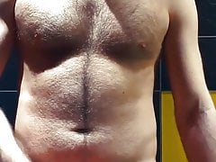 Workin out my dick at gym