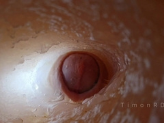 A vulgar man found a way to find out what is happening inwards the shitpipe during bang-out