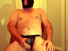 Anal masturbation, amateur bear, man masturbating