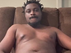 CHATTING MESSY WHILE I RELEASED A FAT MONEY-SHOT FROM MY BIG BLACK COCK