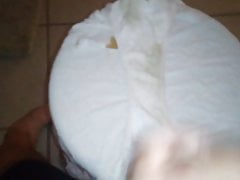 Late night cum on bbw panties