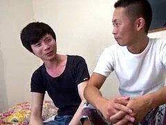 queer japanese teenager deep-throats