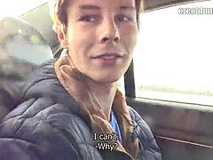 Amateur Czech emo gets pounded hard in public without condom by Hunter