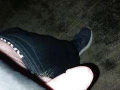Outside relaxed in public