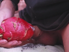 I was so crazy I drilled a dragon fruit