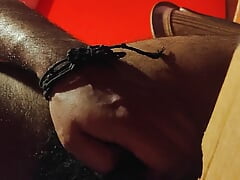 Cum Solo Close  Up Black Dick Massive Cum Load on Underwear - Muth maari chaddi ke upar aur
