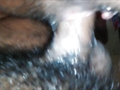 Black pighole full of cum