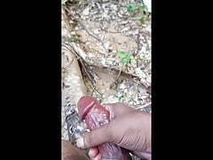 Sril ankan big dick Boy Nude beach Jerking Off Cum shot
