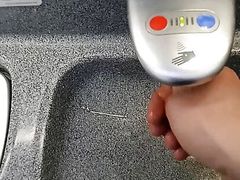 The student waited for the toilet for 2 hours and still managed to pee from a big dick #14