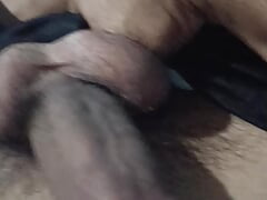 My hands are tired of shaking my big dick