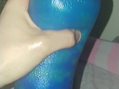 Femboy bangs lizard bum~ jizzes a pile ;trio