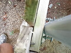 Guy Next Door Long Piss Outdoors