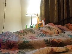 Horny Step Son Cums Next To Mom In Bed