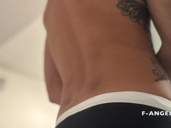 Solo in the bathroom