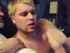 Fellating ambisexual acquaintance