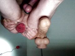 Lampwick 3XL - deep anal - fucked by Fuckmachine - Rosebud - Prolapse
