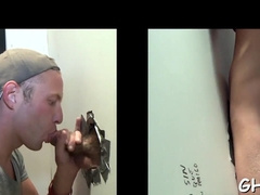 Wild gloryhole gay sex