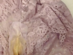 Jerk 8 months pregnant panty